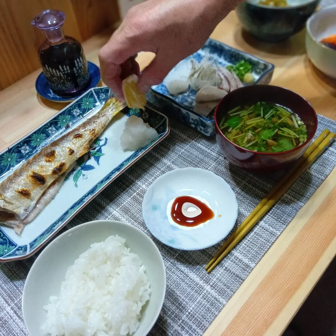 カマスの塩焼です