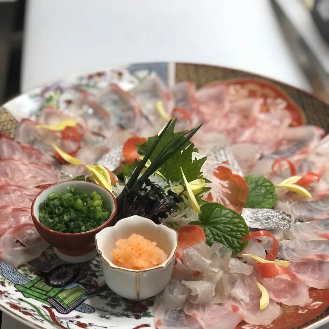 石垣鯛のお造りです