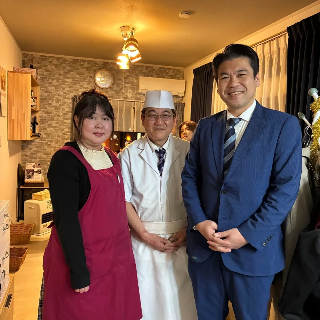 国会議員の松本洋平様が来ました