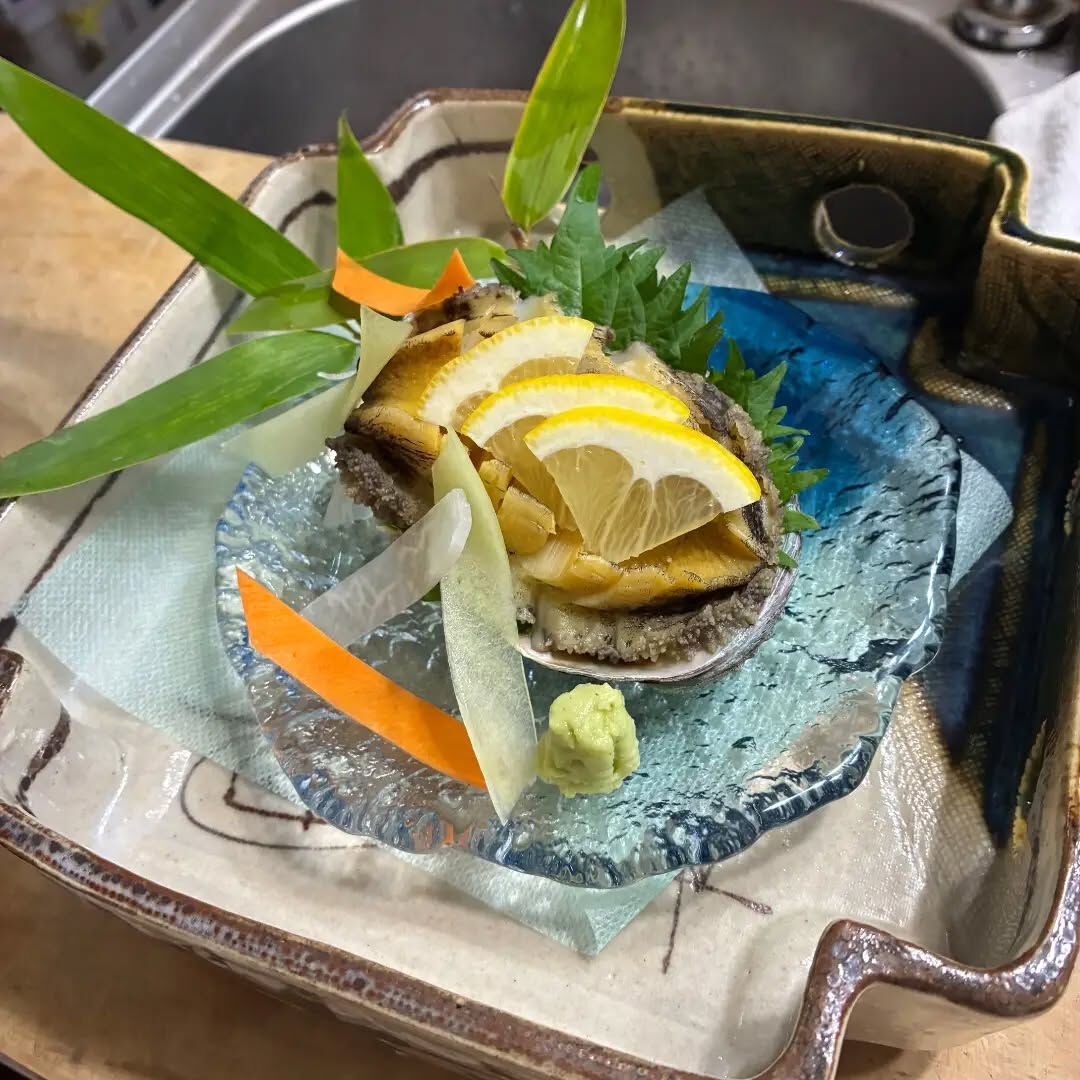 鮑の蒸鮑のです